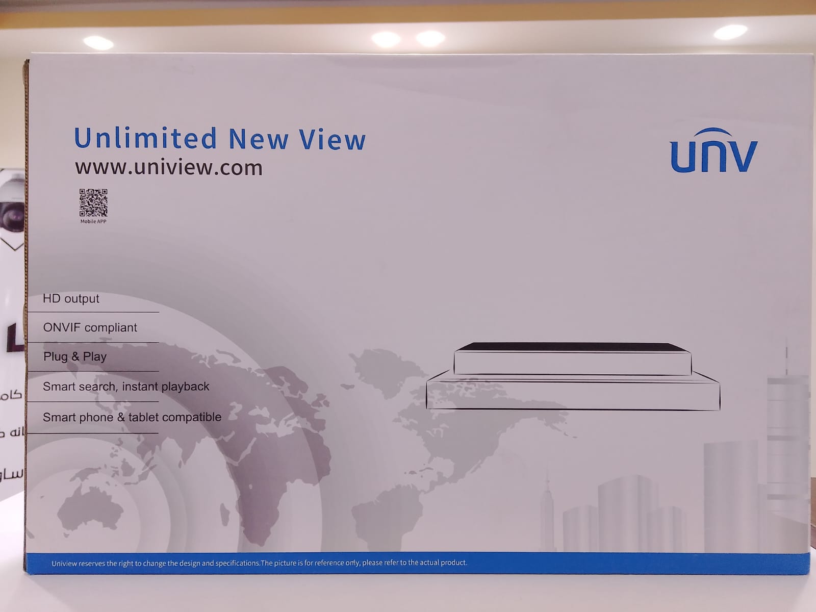 جهاز تسجيل يونى فيو 8 مخرج