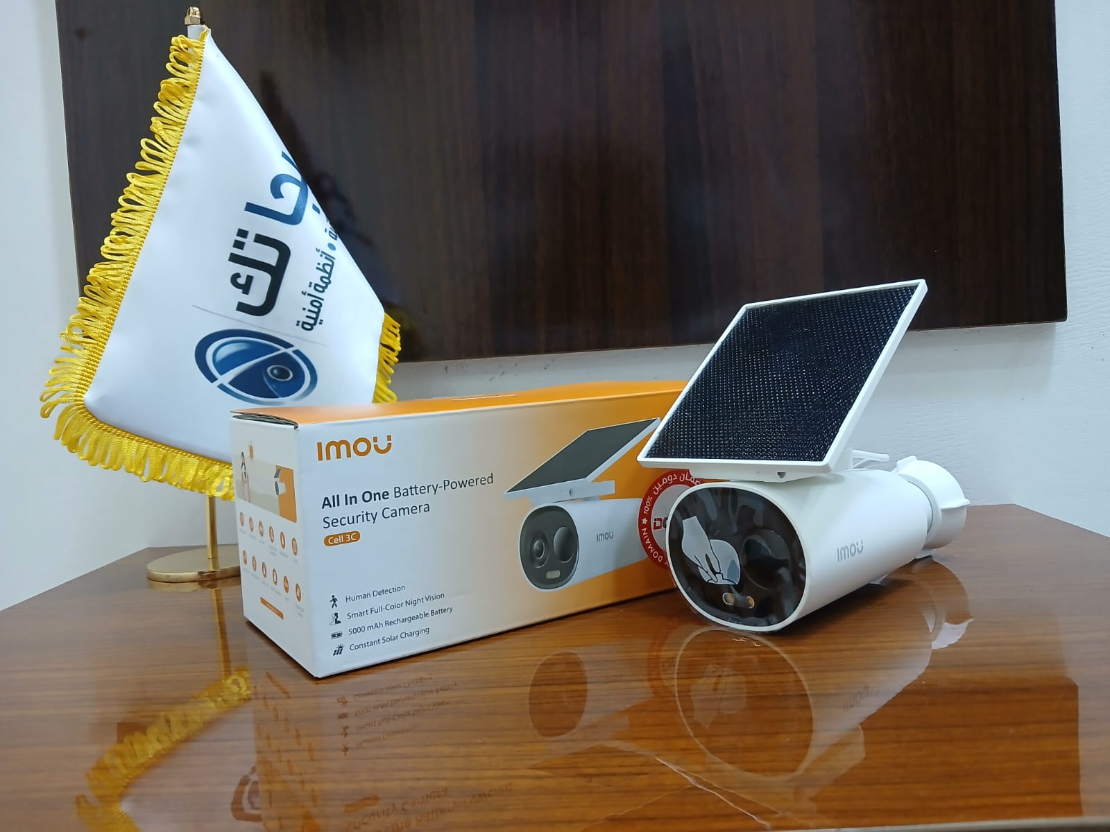 كاميرا مراقبة Imou Cell 3C لاسلكية تعمل بالبطارية بدقة 2K